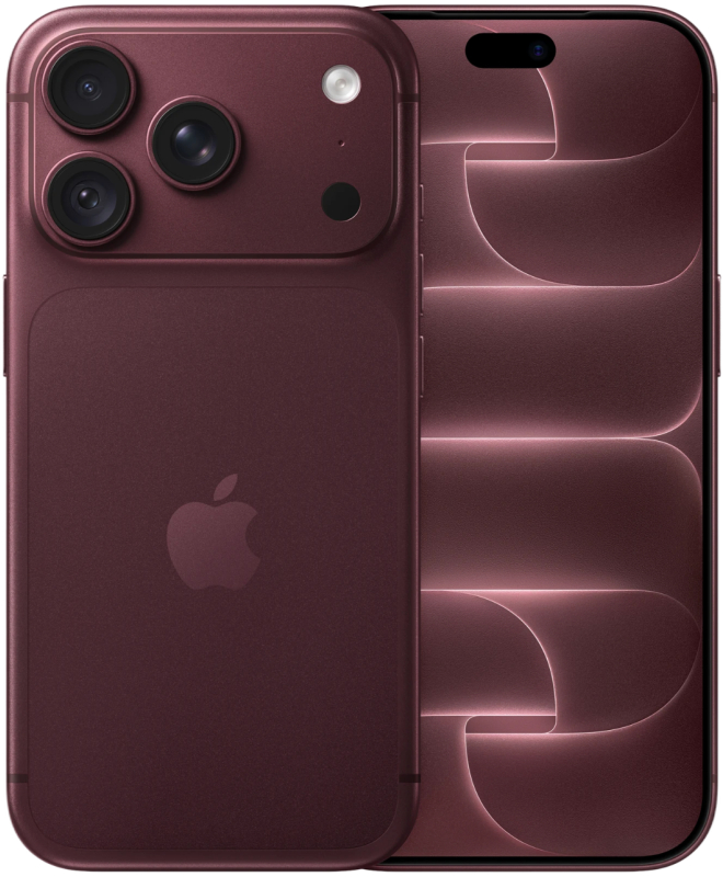 Смартфон Apple iPhone 18 Pro 512Гб (1 sim + eSIM) Бургунди HK
