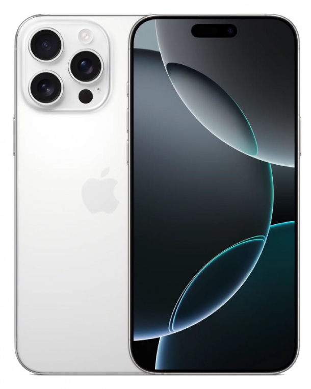 Смартфон Apple iPhone 16 Pro Max 512Гб (1 sim + eSIM) Белый титан