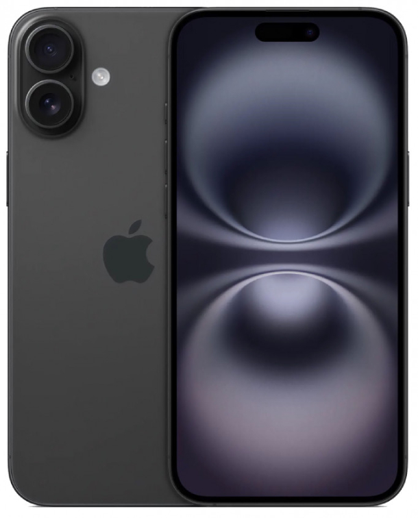 Смартфон Apple iPhone 16 Plus 128Гб (1 sim + eSIM) Черный