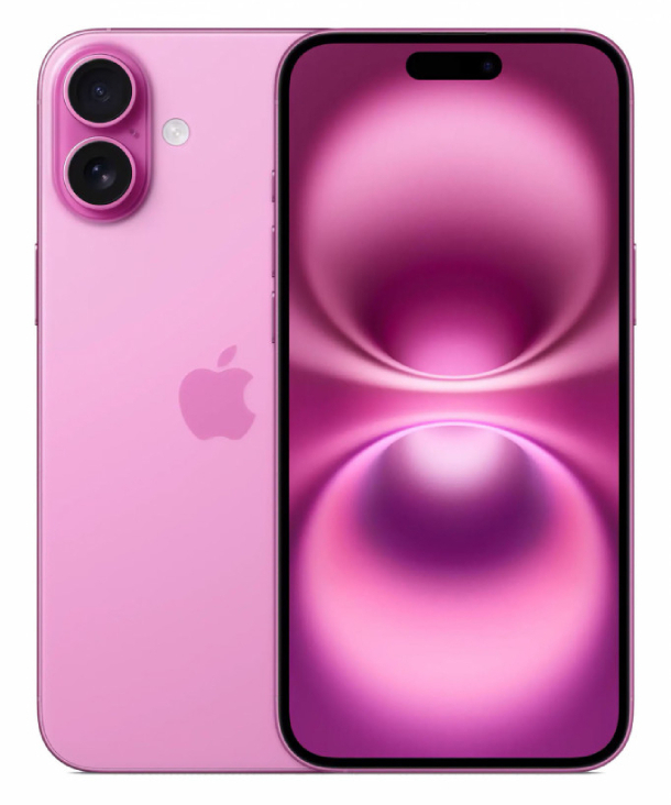 Смартфон Apple iPhone 16 128Гб (eSIM) Розовый
