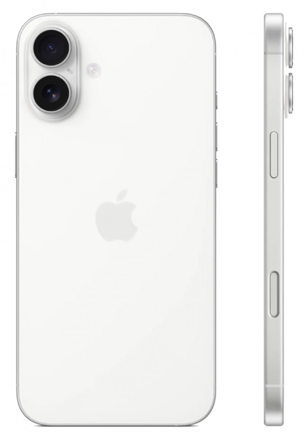 iPhone 16 256Гб (1 sim + eSIM / 88%) Белый - Б/У ★★★★★
