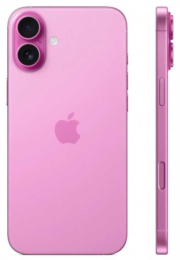 Apple iPhone 16 256Гб (1 sim + eSIM) Розовый